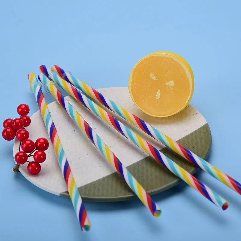 Wholesale Custom Reusable New Design Different Colorful Plastic Tumbler Straw Eco-friendly Straw with BPA-free Material