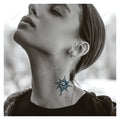 BXTATS 2 WEEKS Semi Permanent GENIPA America Gardenia Extract GZ201-300 Herbal Plant Juice Ink Tattoo Sticker