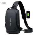 Men's High Quality Durable Lightweight PU Chest Bag Large Capacity Running Belt Waterproof Polyester Outdoor Sport Fitness Waist
