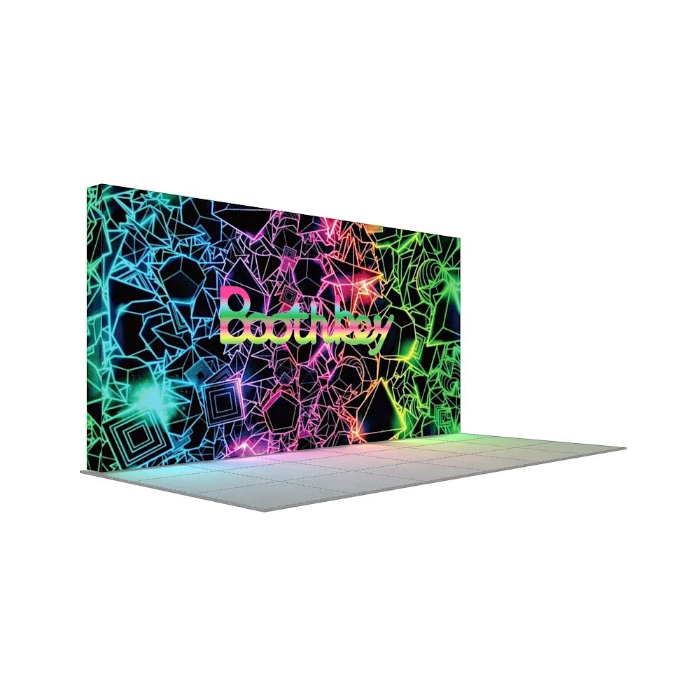 Custom Print Pop Frame Advertising Light Box Portable Easy-to-Build Backlit Backdrop Wall for Trade Show Booth Display New
