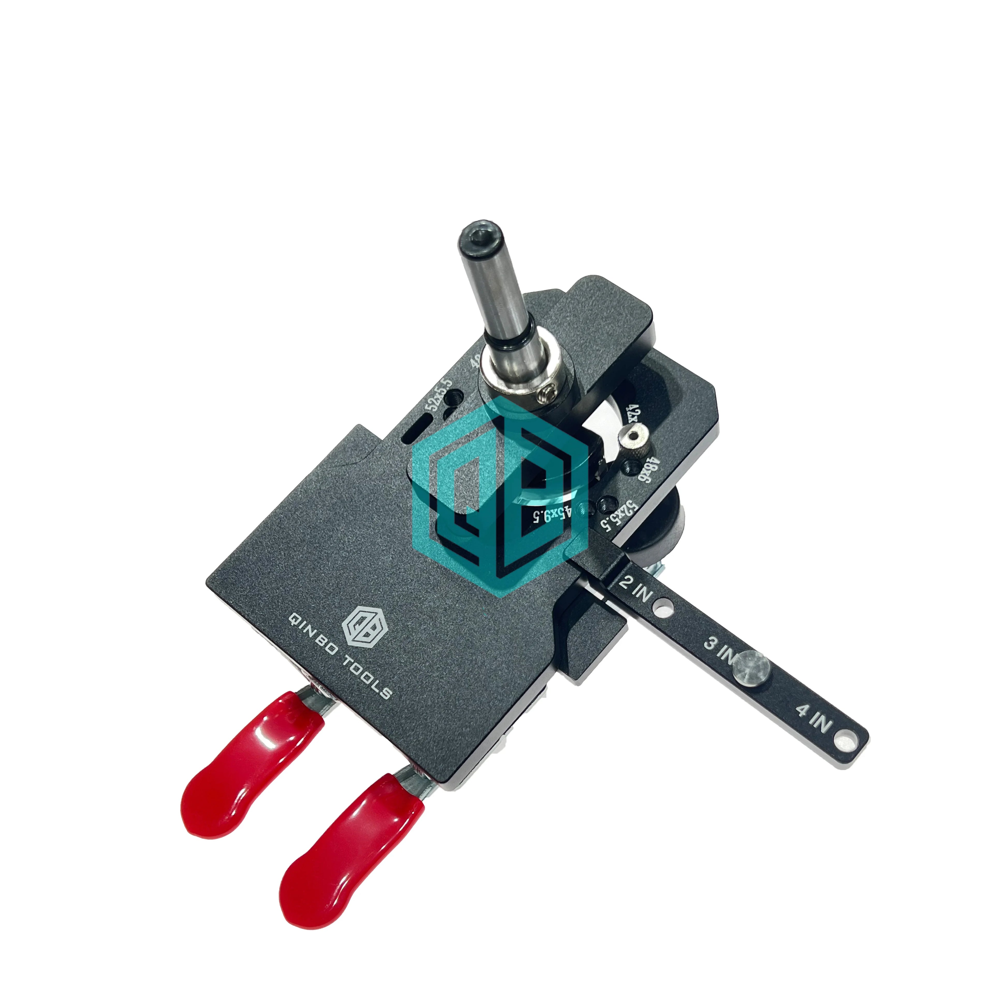 Aluminum Alloy 35mm Concealed Cabinet Hinge Jig with Quick Clamp Dual Retaining Clips High Stability for Precision Installation