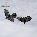 Right Grand ASTM F136 Titanium Bat Earrings Piercing Gothic Vampire Animal Stud Tragus Helix Cartilage Earring