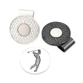 Magnetic Hat Clip in Stock Golf Metal Cap Clip 25mm Ball Mark Golf Ball Mark Hat Clip