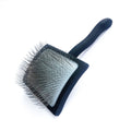 Baoli Groomers Undercoat Grooming Brush Black Wooden Handle Slicker Brush With Curved Back Designed Peine De Mascota Dog Brush