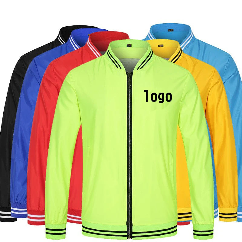 Classic American Style Comfortable Custom logo Warm Spring and Autumn Windbreaker Long Sleeve Winter Thick Summer Men's Jacket