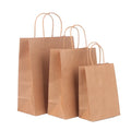 Wholesale Eco-Friendly Custom Brown Kraft Paper Bag Recycled Food Shopping Bag for Promotion and Supermarket Use
