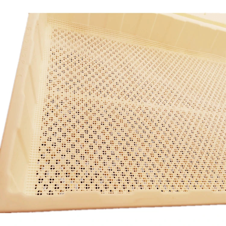 Reusable Rectangle Silicone Microgreens Growing Mesh Mat for Hydroponic Plant Seedlings