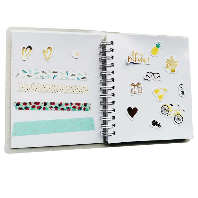 Custom Stickers Book Silicone Sticker Album for Journaling Collecting