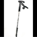 Silver Color T-Handle Aluminum Alloy Three-section Shock-absorbingtrekking Pole Outdoor Camping Walking Stick Hiking Supplies