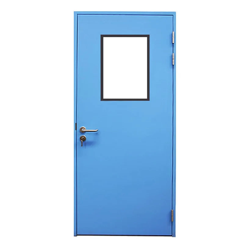 Modern Design Hospital Automatic Sliding Door System Security Hermetic Steel and Glass Door Swing Open Style