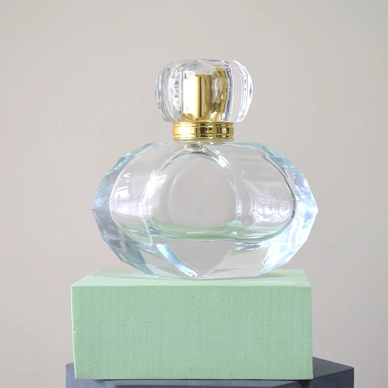 Customize Empty Arabic 50ml Perfume Bottle 75 ml Perfume Empty Glass Bottle Recyclable Women's Perfume Bottle
