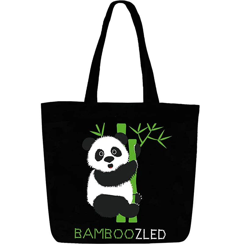Eco-Friendly Reusable Organic Calico Cotton Canvas Tote Bag Custom Logo Printed Large Bulk Size for Grocery Shopping