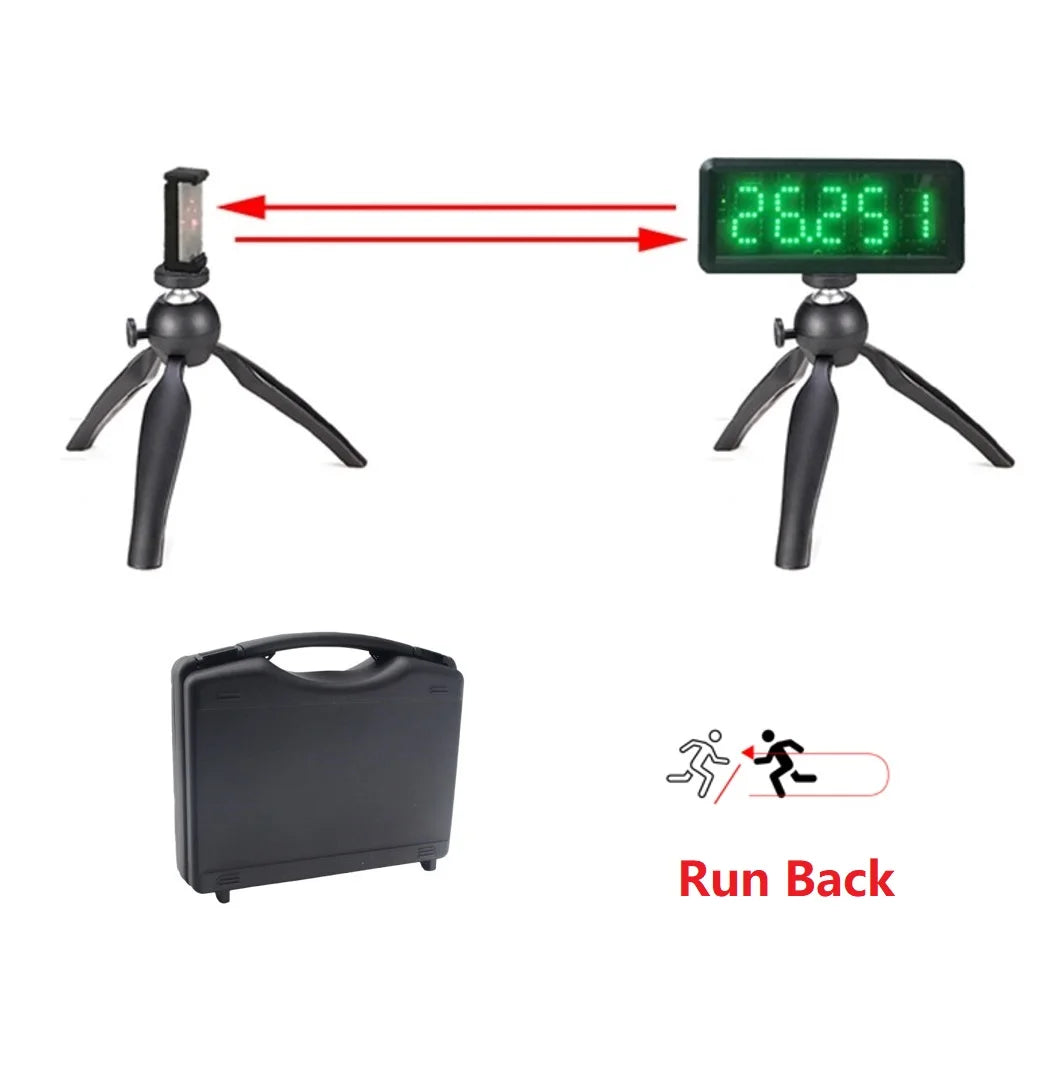 Race Version Wireless Laser Timer for Speed Track and Field Running Sports Motorcycle Bicycle Infrared Sensor Induction Timing