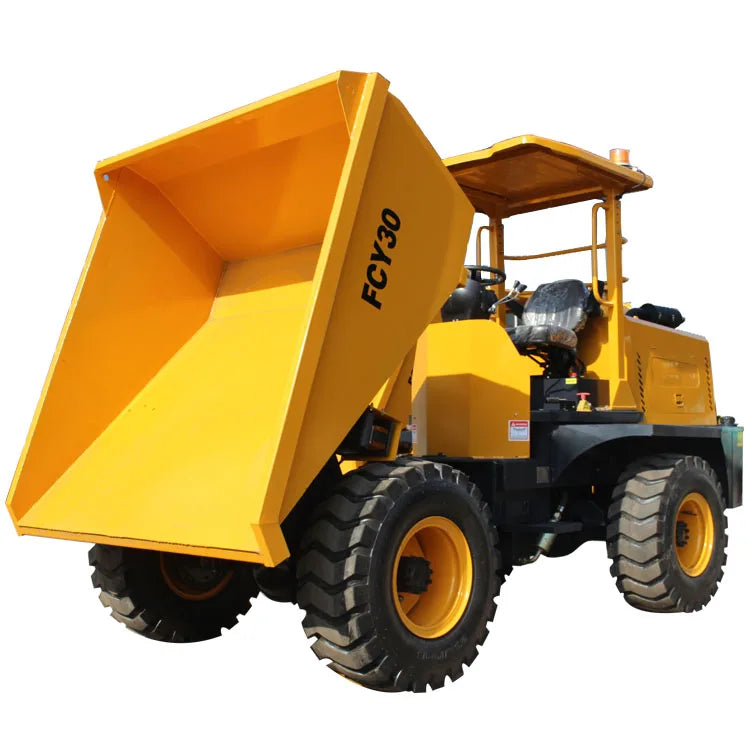 3 Ton Side Tipping Articulated Mini Dumper Loader Front Loader 4x4 Diesel Changchai Engine High Efficiency Concrete Dumper