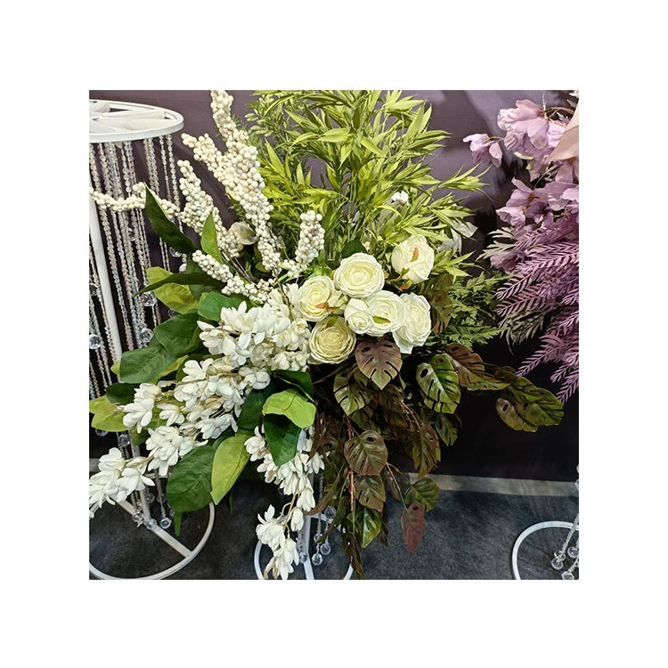 Finest Price Long Soft Rubber Turtle Back Heads Elegant Artificial Flowers for Wedding Decorations