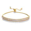 Fashion  Women Gold Plating Bracelet for Women  Adjustable Bracelet Crystal Zircon Bracelet for Women