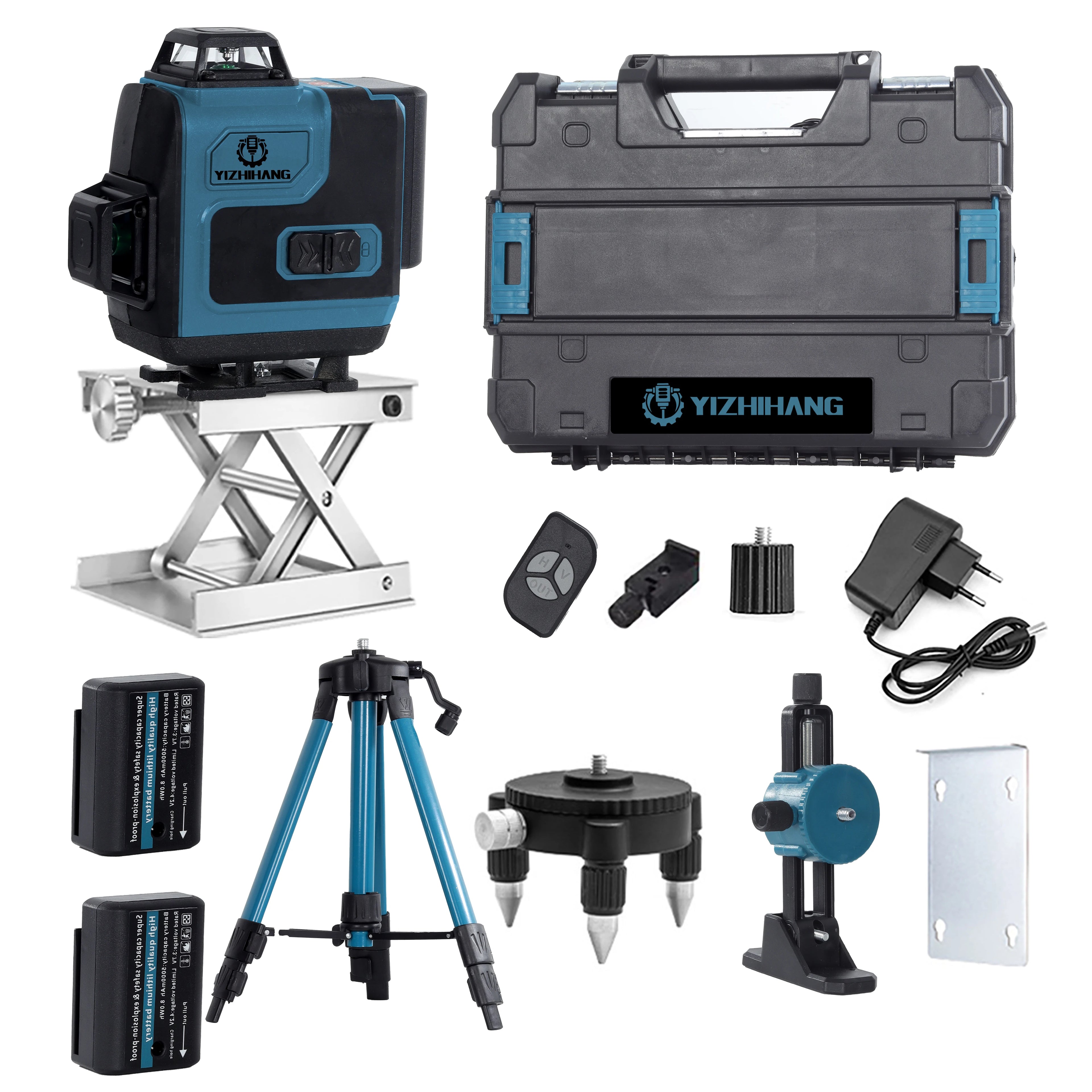 AGL115 Rotating Construction 360�� Self-Leveling Laser Level Machine with Green Beam Battery Power Supply
