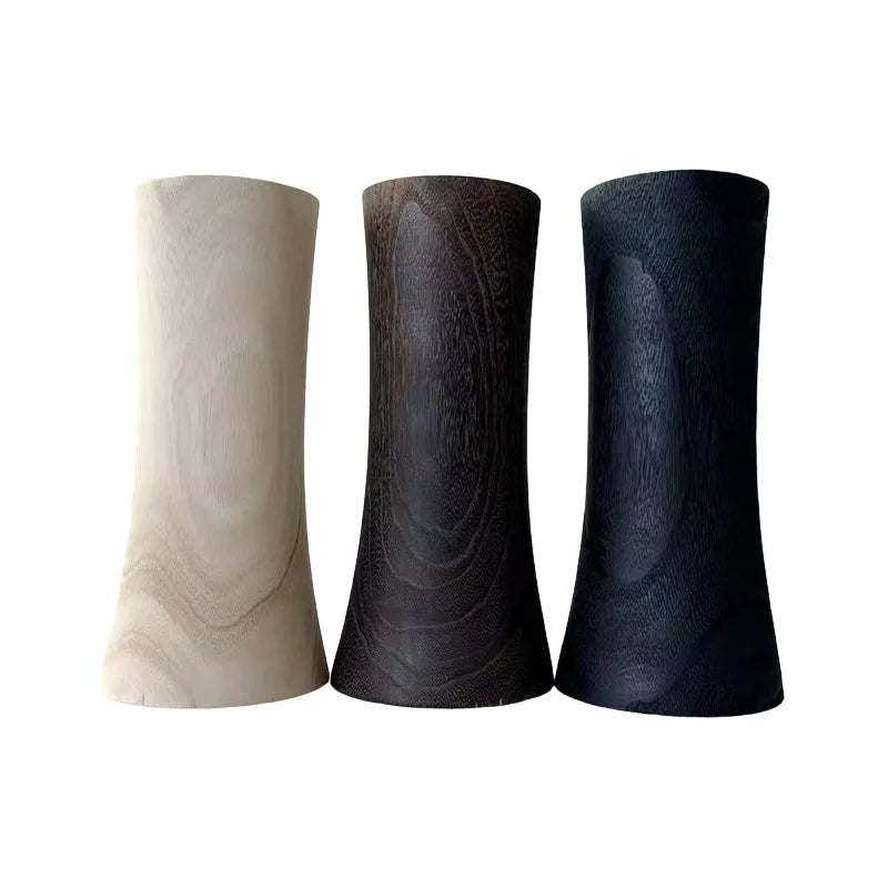 Solid Wood Vase Simple Fashionable Modern and Creative Living Room Desktop with Dried Flower Decoration