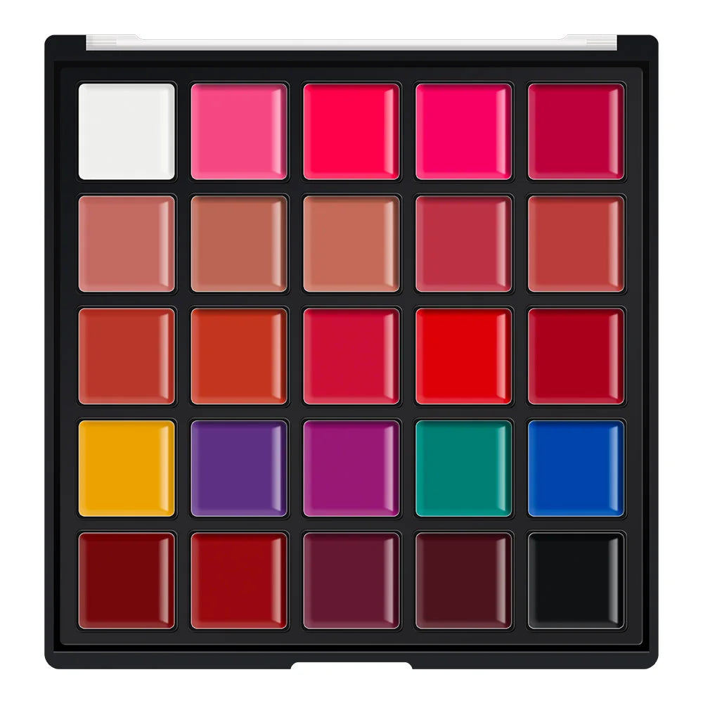 Wholesale Waterproof Lip Gloss 25 Colors Makeup Factory Lipstick Palette Matte Long Lasting Lip Cream