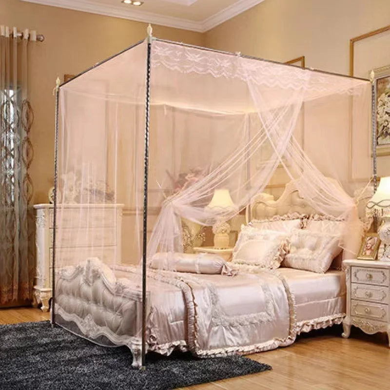 Factory Price Good Quality Single Double Mosquito Bed Net Four Corner Rectangular Mosquito Net