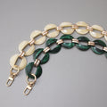 Deepeel L1-38 45/87cm Handbag Parts Accessories Handmade Purse Resin Handle Chains Acrylic O Ring Bag Chain