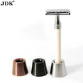 China Manufacture JDK OEM ODM Safety Shaving Razor with the Base Men's Shaving Kit
