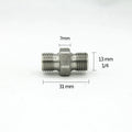 Gr 1/4. Stainless Steel  with 14 Opposite Teeth  Side Connect Screw Butt Connect Paint Gun of Airless Paint Sprayer