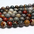 Wholesale Natural the US Picture jasper Loose Strand Beads Stone for Jewelry Making Design DIY