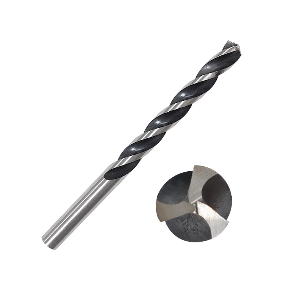 3 Flutes HSS-G Drill Bit with Triple Cutting Edge Faster Feed Smoother Finish Stable Low-Vibration Drilling Rounder Holes