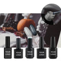 Nail Salon No Wipe Milky White Top Coat Gel Hema Free Creamy White Polish Led UV Gel Polish Long LastingTop Coat
