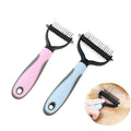 Reusable Eco-Friendly Stainless Steel Pet Self-Cleaning Slicker Brush Deshedding Hair Remover Tool Plastic for Dogs Grooming