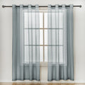 Modern White Transparent Soft Net Sheer Knitted Tulle Curtains Home Textiles Balcony Living Room Window Rideau Voilage
