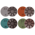 3inch China Factory Concrete Floor Dry Polishing Pads Grinding Discs
