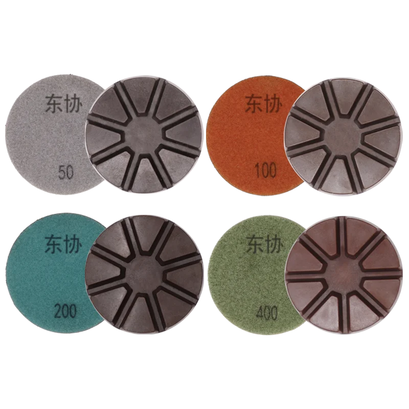 3inch China Factory Concrete Floor Dry Polishing Pads Grinding Discs