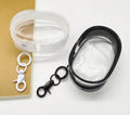 Custom Logo Data Cable Charger Storage Bag Mini PVC Transparent Lipstick Pouch Clear Storage Bag with Zipper