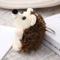 10cm Hedgehog Plush Toy Cartoon Stuffed Toys Animals Pendant Soft Doll Plush Keychain Animal Backpack Bag Charm Decor Kid Gift
