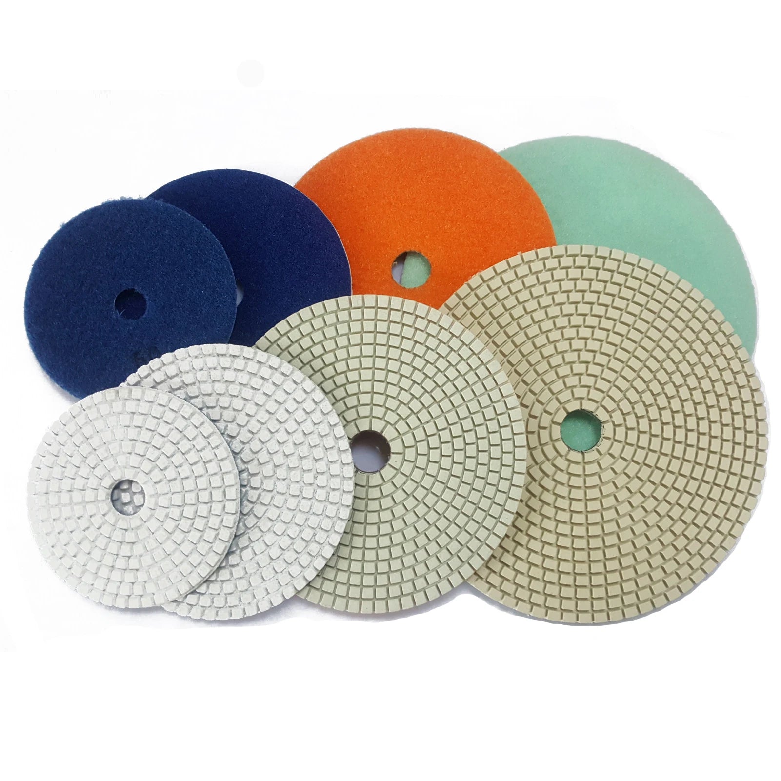 5 Inch Resin Wet or Dry Polishing Pad for Concrete Floor Resin Dry Polishing Pad