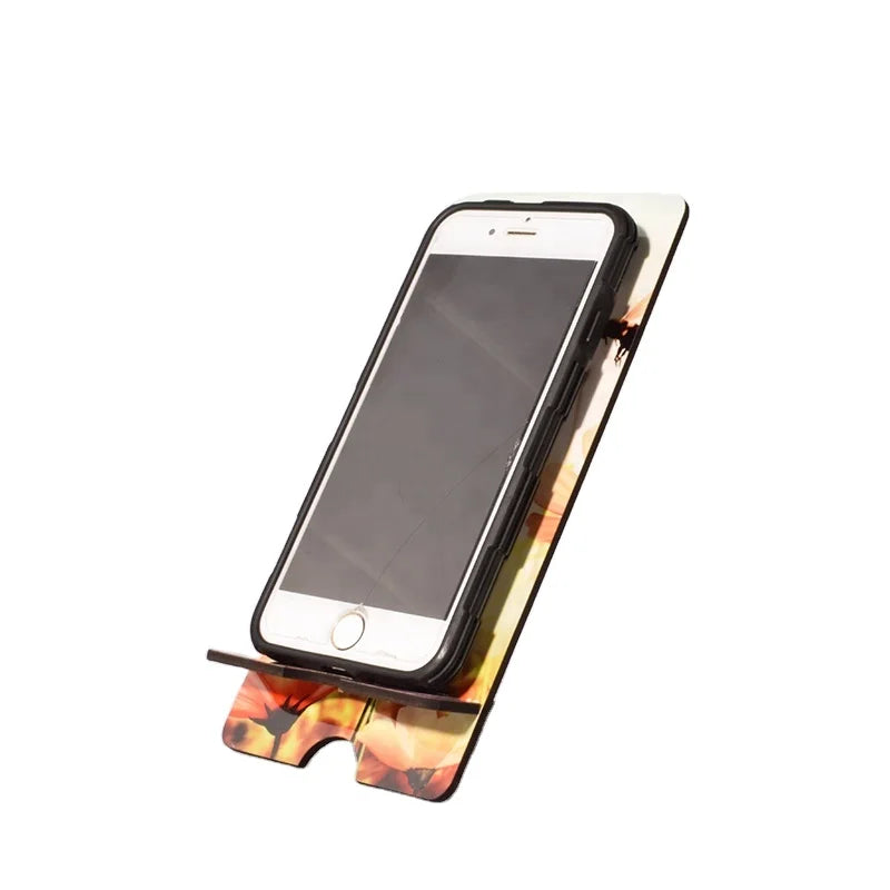 Qualisub 3mm MDF Sublimation Phone Holder Factory Price Cell Phone Holder Custom Design Size and Shape Available