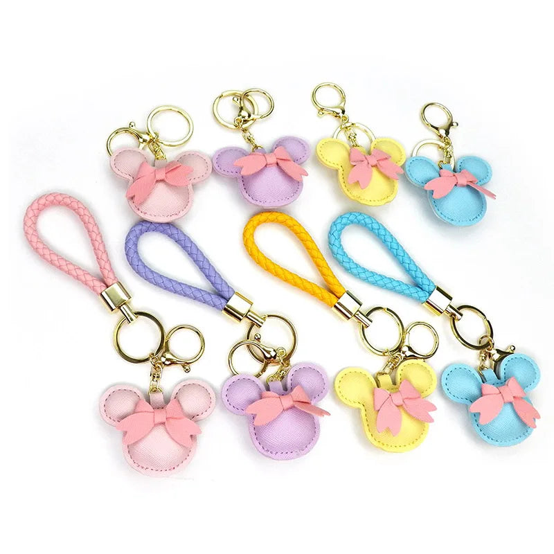 New Style Fasion Animal Custom Designer Leather Key Chain Accessories Keyring Leather Luxury Keychains