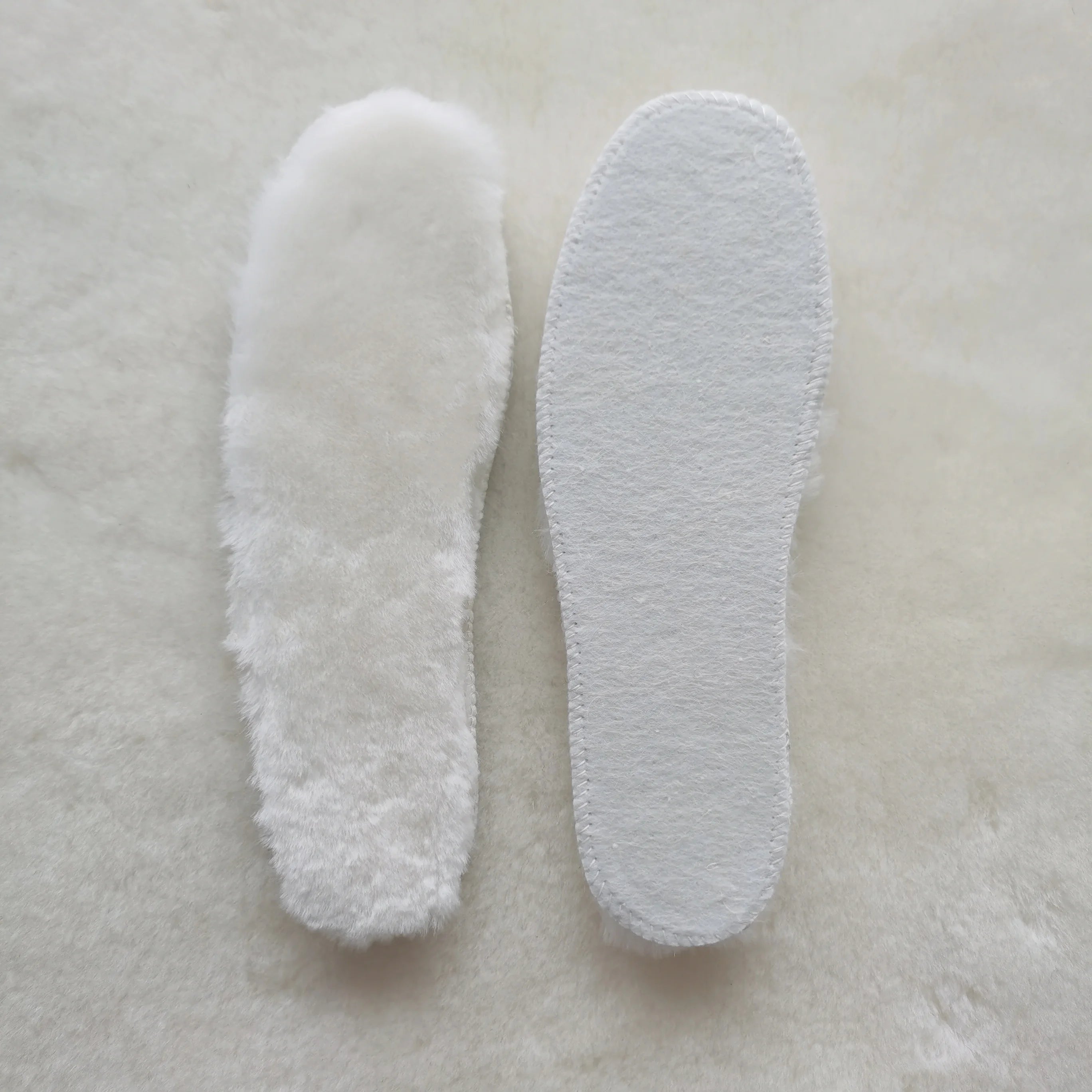 Sample Support Genuine Sheepskin Insole Winter Warm Use Replaceable Lambskin Wool Insole