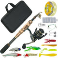WEIHE 17pcs Fishing Rod and Reel Combo 1.8m 2.1m 2.4m 2.7m Rod Spinning Reel Lure Line Accessory Pesca Set