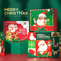 Red Christmas Gift Boxes Custom Size Paperboard 50 Pcs Recyclable Self Erecting Packaging for Photo Frame and Candle