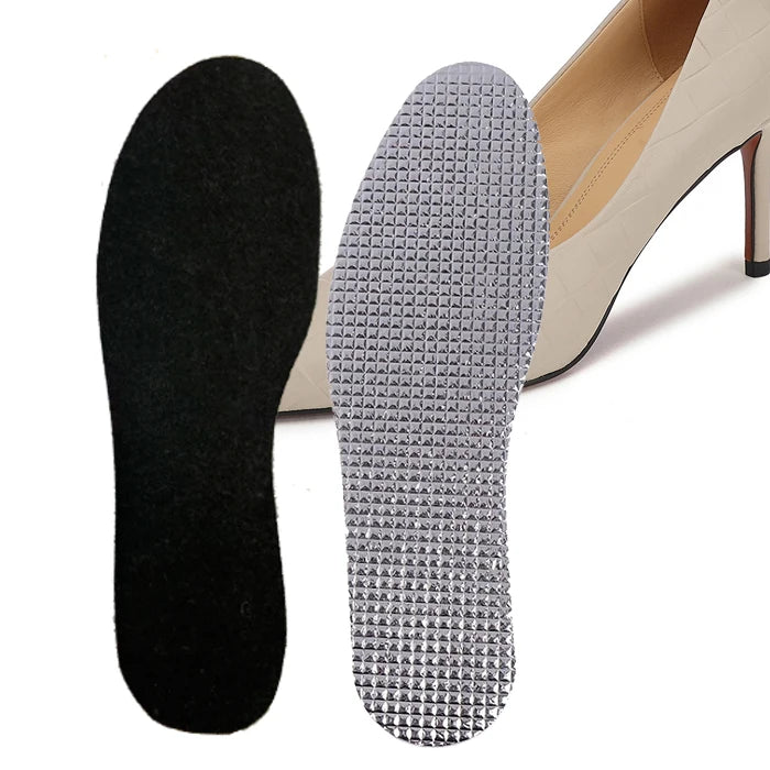 Warm Winter Insoles High Quality Fine Aluminum Foil Felt Insoles Winter Warm Summer Cool Insoles