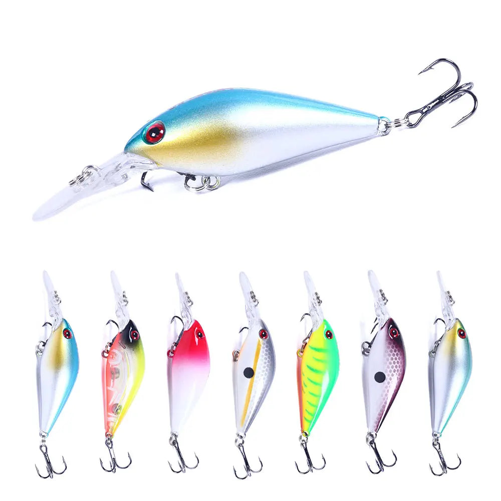 Shanghai Hengjia Discount Fishing Gear Minnow Popper Crankbait Lure Complete Hard Fishing Lure