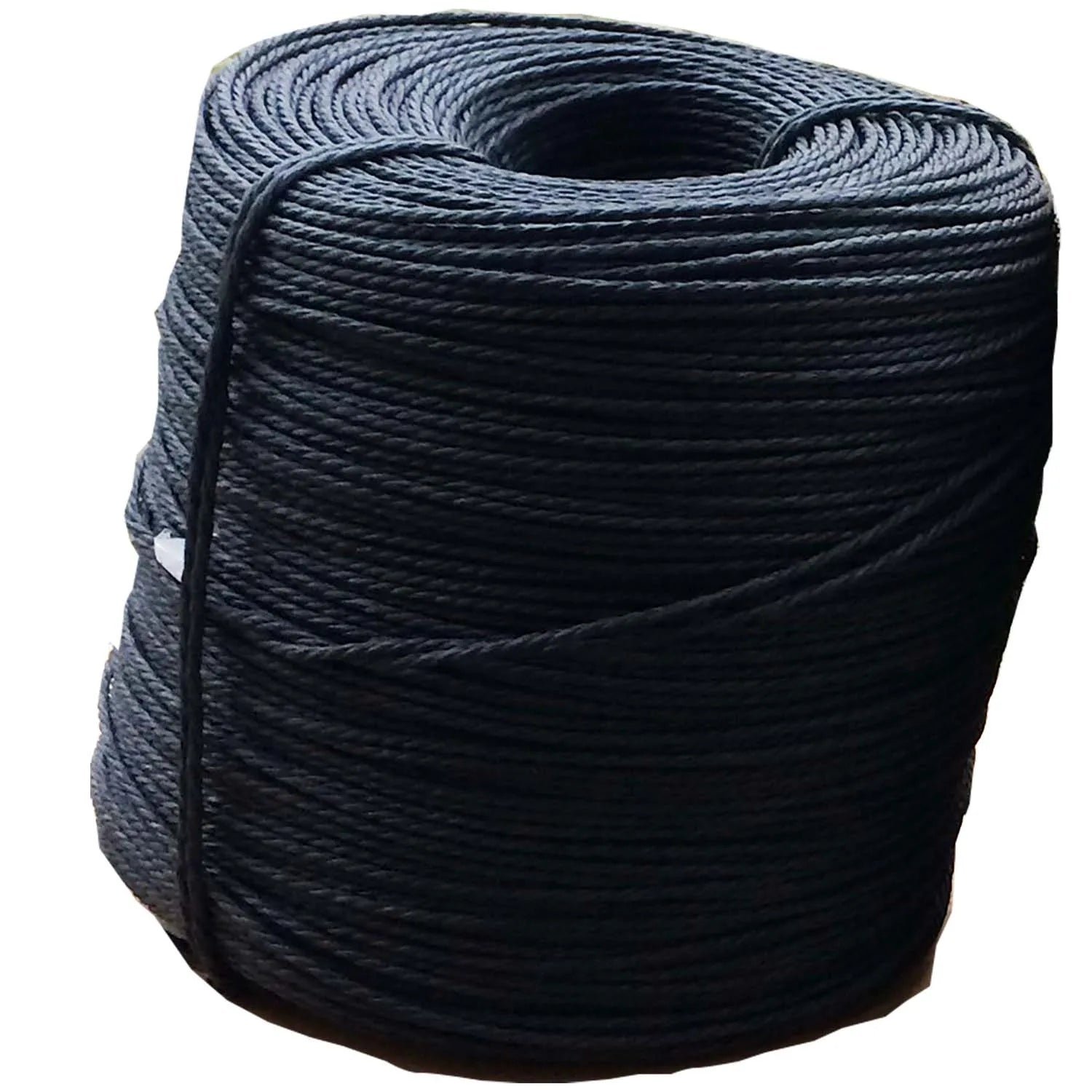 Black 4mm 3-Strand Waterproof Paper Rope for Chair Weaving Knitted for Packaging