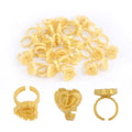 Glue Rings Disposable Fanning Cup Lash Glue Holder Eyelash Extensions Glue Ring Cups Lashes Quick Blossom Cups for Lash
