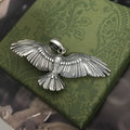 Fine Jewelry Chain Pendants Men Retro Charms 925 Sterling Silver Hip Hop Eagle Pendant