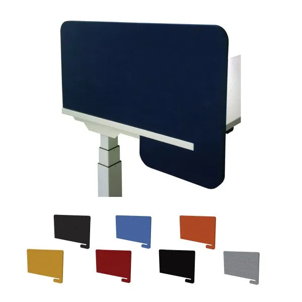 Modern Acoustic Desk Divider PET Polyester Fiber Office Privacy Screen Sound Absorbing Desk Partition for Call Centers Schools