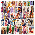 50PCS Vintage pin up lady downtown girls sticker