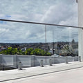 Reilbu Excellent View in Stock Stainless 316 2205 Square Frameless Glass Spigot Balustrade Glass Railing